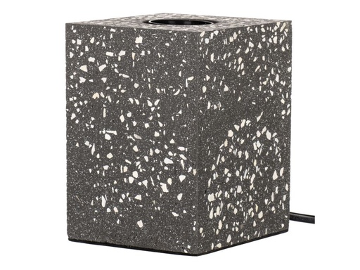 [H57763] Bordlampe - 240V E27 Terrazzo, Mørkegrå (1,5m) (Max 60W)