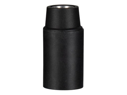 [H26940] Kronefatning - E14, 10mm gevind, Sort (maks. 60W)