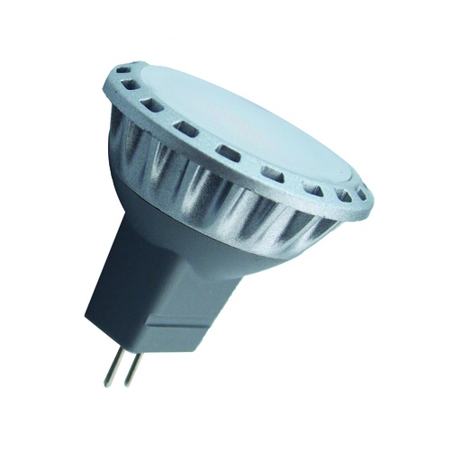 [H55074] MR11 LED spotpære - 12V / 2,5W 120° Varm Hvid, GU4 sokkel