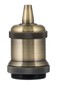 [H34695] Retro E27 pærefatning - Bronze