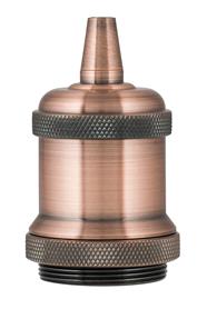 [H34697] Retro E27 pærefatning - Kobber