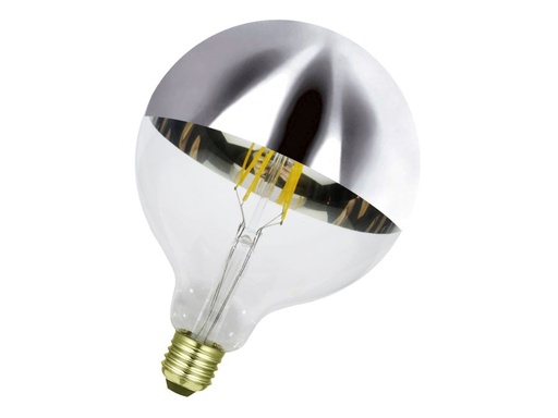 [H46866] G125 Filament LED pære - 240V 6W topforspejlet E27 (2700K)