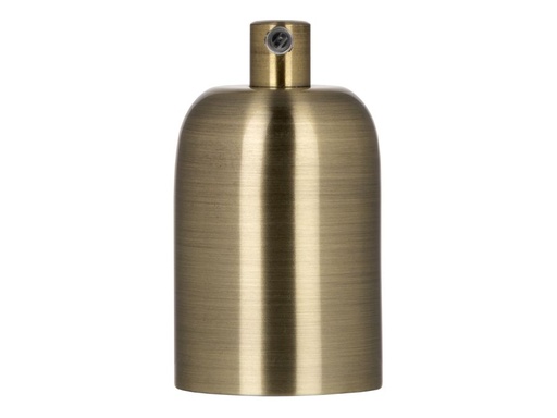 [H45239] Moderne E27 pærefatning - Bronze