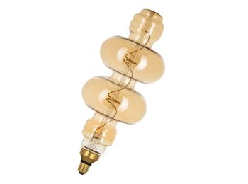 [H45188] LED filament "Art-Deco" 240V 4W, E27 (1900K) Guld, dæmpbar