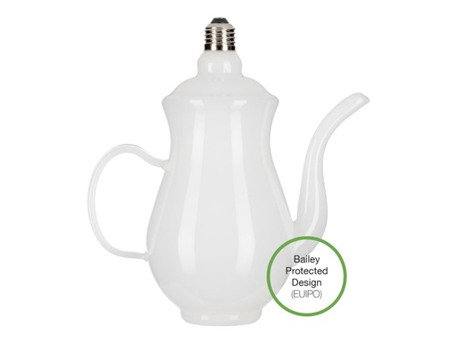 [H48694] Teapot Chai LED pære - 4W, E27, Mælkehvid (2200K)