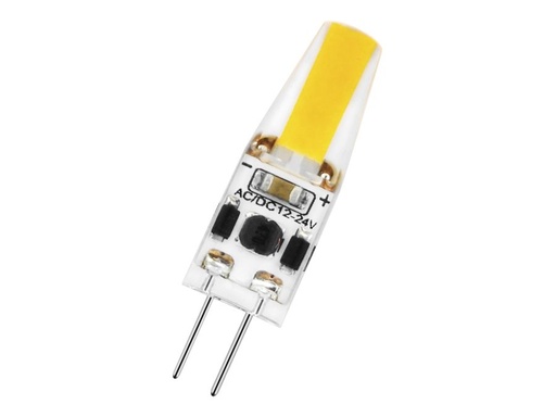 [H33215] G4 LED stiftpære - 12V 1W, Varm hvid (100 lm, 330°)