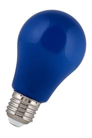 [H35603] A60 LED partypære - 230Vac / 2W, E27 sokkel, BLÅ