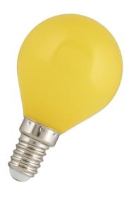 [H42074] G45 LED kronepære - 240V / 1W, E14 sokkel, Gul