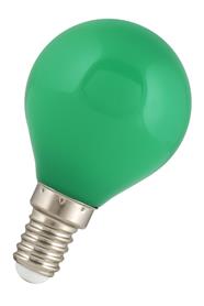 [H42075] G45 LED kronepære - 240V / 1W, E14 sokkel, Grøn