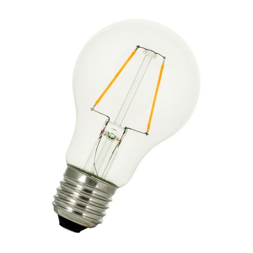 [H40324] Filament LED std.pære - 230V / 2W, E27 sokkel (2700K)
