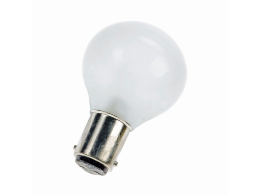 [H51274] Dværglampe - 12V / 12W Globe, Ba15d sokkel (Ø38x56mm)