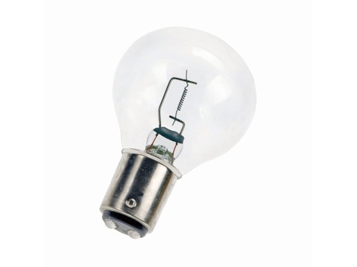 [H51279] Dværglampe - 24V / 48W Globe, Ba15d sokkel (Ø38x56mm)