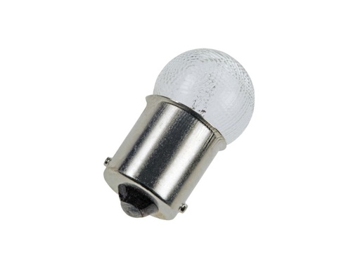 [H51282] Dværglampe - 24V / 3W Globe, Ba15s sokkel (Ø18x35mm)