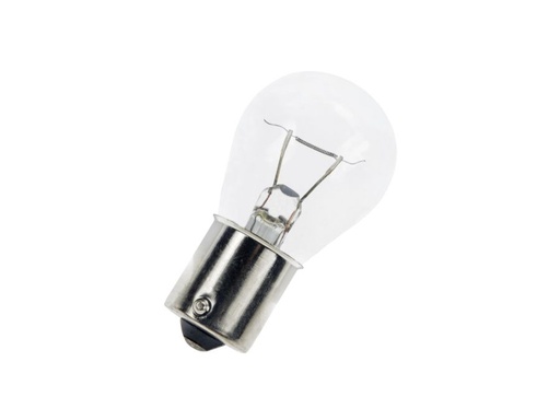 [H51316] Dværglampe - 48V / 25W Globe, Ba15s sokkel (Ø25x50mm)