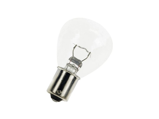 [H51323] Dværglampe - 12V / 45W Globe, Ba15s sokkel (Ø36x58mm)