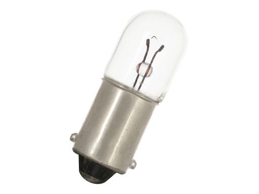 [H51527] Dværglampe - 6.3V / 320mA / 2W, Ba9s sokkel (Ø10x28mm)