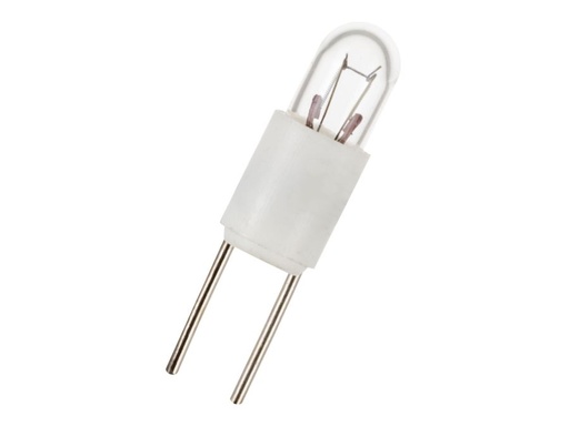 [H51792] T1 miniature stiftpære - 36V / 20mA / 0.72W, Bi-Pin (2.54mm)