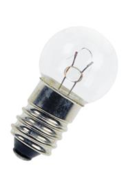 [H12590] Dværglampe - 6V / 500mA / 3W Globe, E10 sokkel (Ø15x29mm)