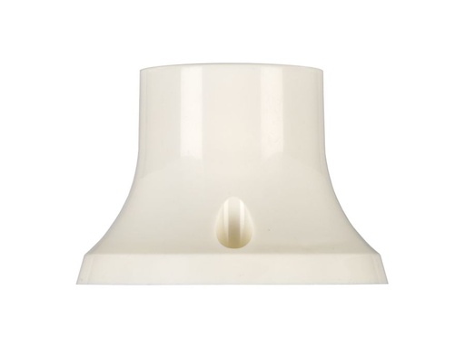 [H52905] Loft/Væg fatning - E27, Termoplast, Hvid