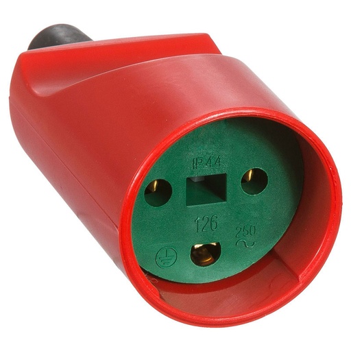 [6228660022] Slagfast forlængerled med jord - rød/grøn