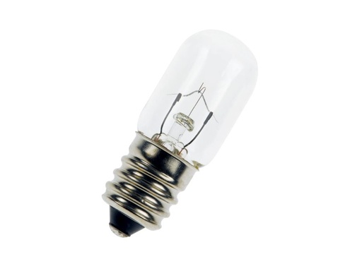 [H52629] Rørlampe - 12V / 417mA / 5W, E14 sokkel (Ø16x45mm)
