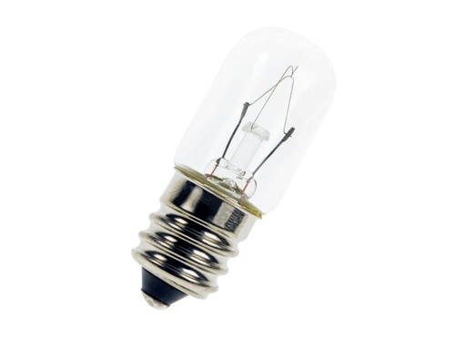 [H52630] Rørlampe - 12V / 833mA / 10W, E14 sokkel (Ø16x45mm)