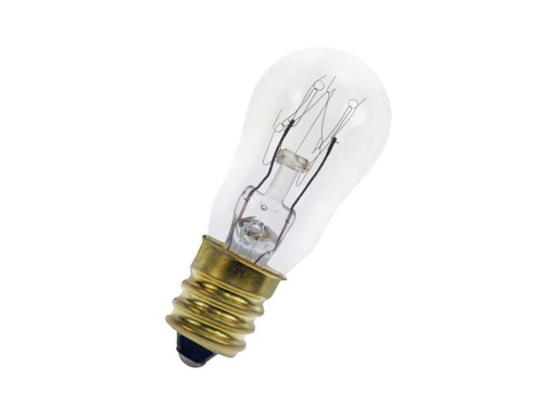 [H52657] Dværglampe - 240V / 28mA / 7W, E12 sokkel (Ø19x48mm)