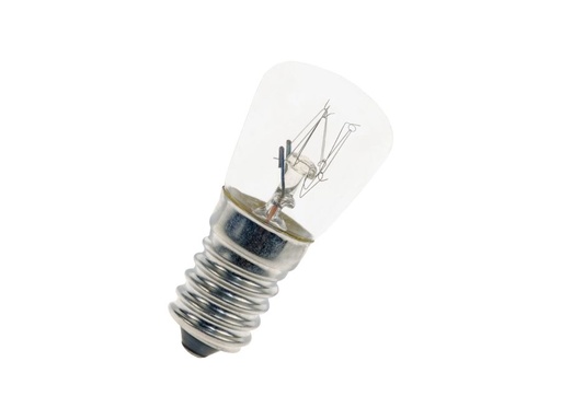 [H52664] Rørlampe - 24V / 417mA / 10W, E14 sokkel (Ø22x48mm)