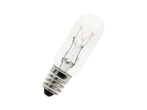 [H52686] Dværglampe - 220-260V / 58mA / 10-15W, E12 sokkel (Ø16x54mm)