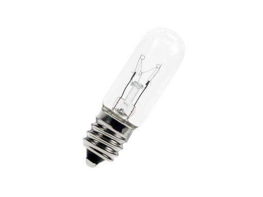 [H52722] Rørlampe - 48V / 313mA / 15W, E14 sokkel (Ø16x54mm)