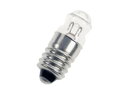 [H52753] Dværglampe - 2.2V / 400mA / 0.88W, E10 sokkel (Ø11x24mm)