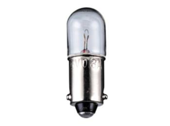 [H25137] Dværglampe - 24V / 83mA / 2W Tube, BA9s sokkel