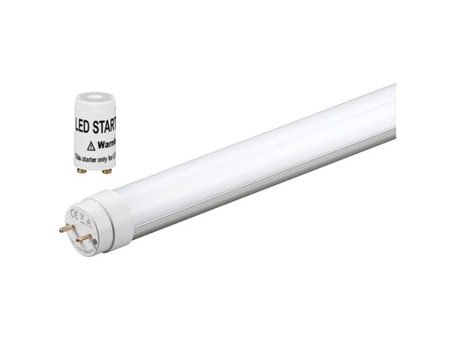 [H38281] T8 LED lysrør - 20W, 120cm, G13 sok. (4000K)