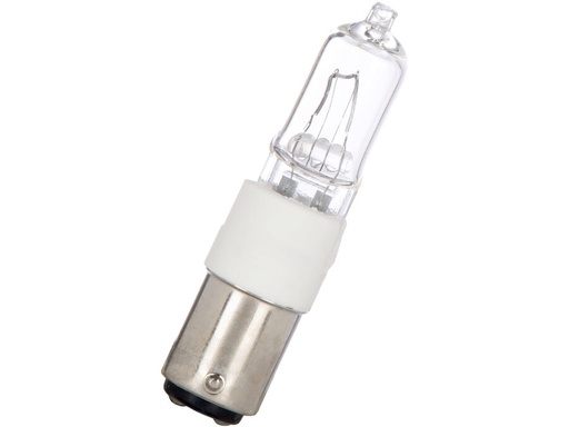[H47386] JD halogenpære - 240V 60W ECO Klar, Ba15d sokkel