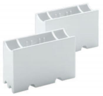 [6248000031] Linestra fatning S14s hvid - 2 sokler