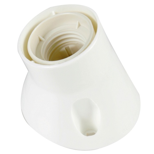 [6248900249] Vægfatning E27 hvid