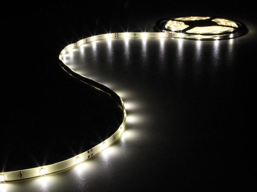 [H31331] Stænktæt LED strip (IP61) 12V 25 LED/m Varm hvid (metervare)