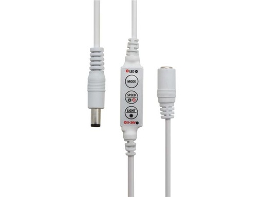 [H42763] Mini LED lysdæmper - 12-24V / 5A