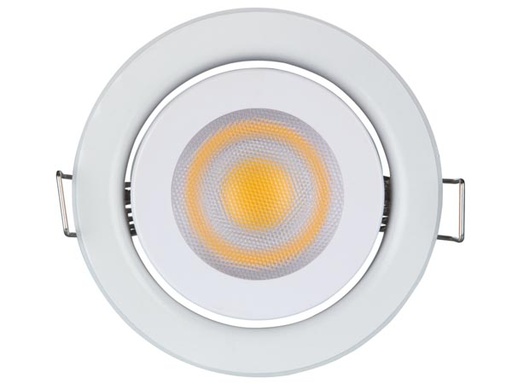 [H43192] LED indbygningsspot - 230V / 5W, GU10 sokkel, Varm Hvid