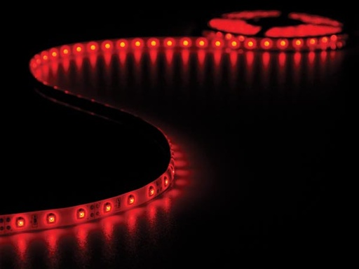 [H48438] LED strip (IP61) - 12V, 60 LED/m, Rød (metervare)
