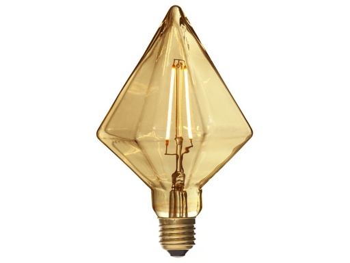 [H34303] LED filament DIAMOND - 240V / 2W, E27, dæmpbar (2000K)