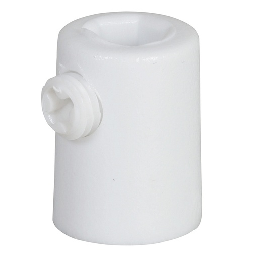 [6253100043] Pinolaflastning m, indvendigt gevind - hvid