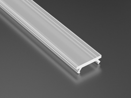 [H29114] Cover til alu. LED profil, 12mm Diffus hvid UV best. (1m)