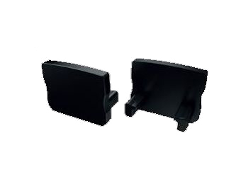 [H46779] Endestykke til LED profil type A - Sort (1 stk.)