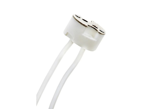 [H59291] Fatning til G4/GU5.3/G6.35 pære - Rund (10cm ledn.)