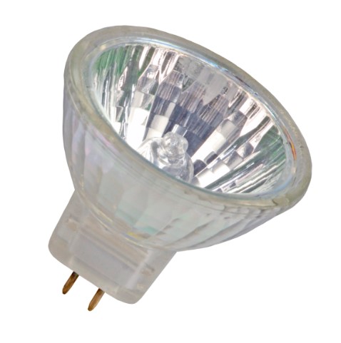 [H61862] MR11 halogenspotpære - 12V / 20W 36° Hvid (2800K)