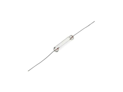 [H57288] T1 1/4 trådlampe, aksial - 12VDC 150mA, Ø4x20mm)