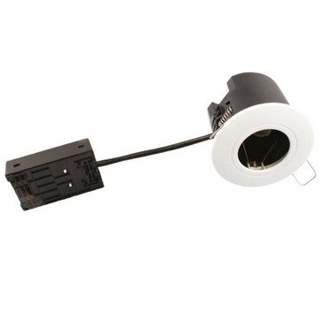 [H41289] GU10 downlight armatur - Cira Fixed 230V, Mat Hvid (IP44)