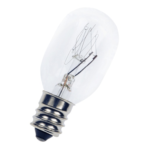 [H14484] Parfumepære - 240V / 15W, E12 sokkel, Klar (Ø22x51mm)