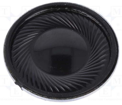 [H61373] Miniature højttalerelement - 1W, 50ohm, Ø28x5,5mm (IP65)